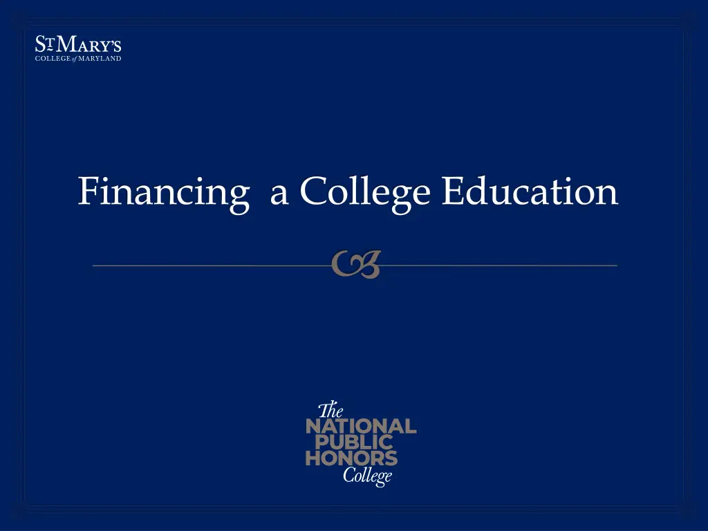 financing a college education n.w