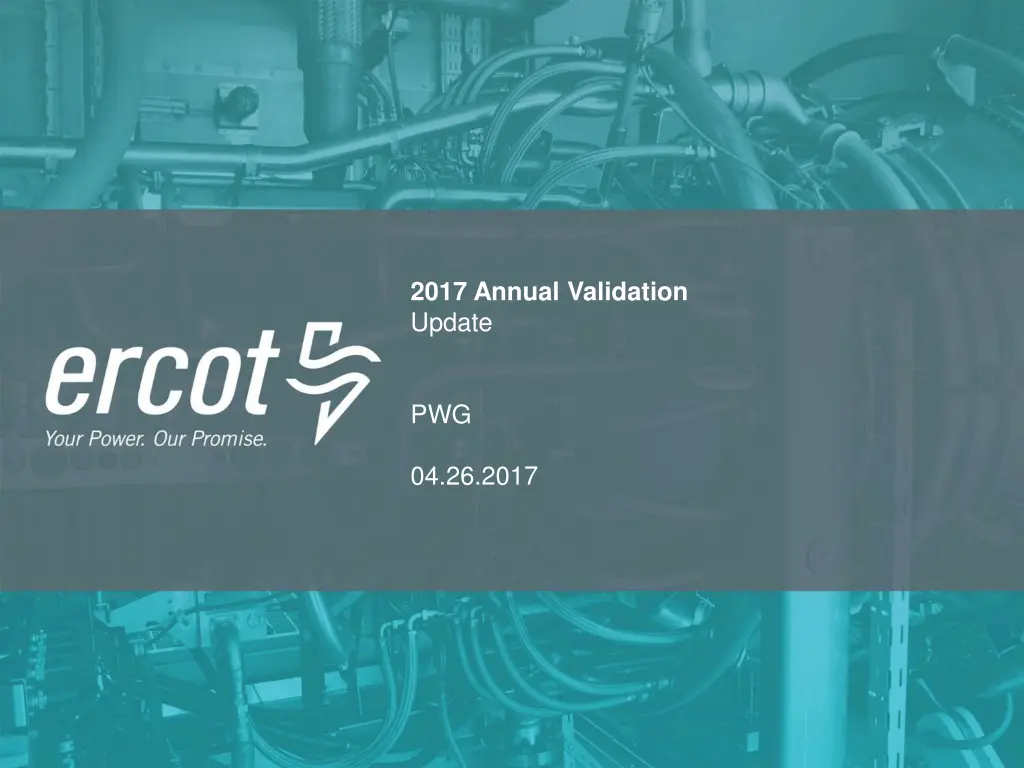 2017 annual validation update n.w