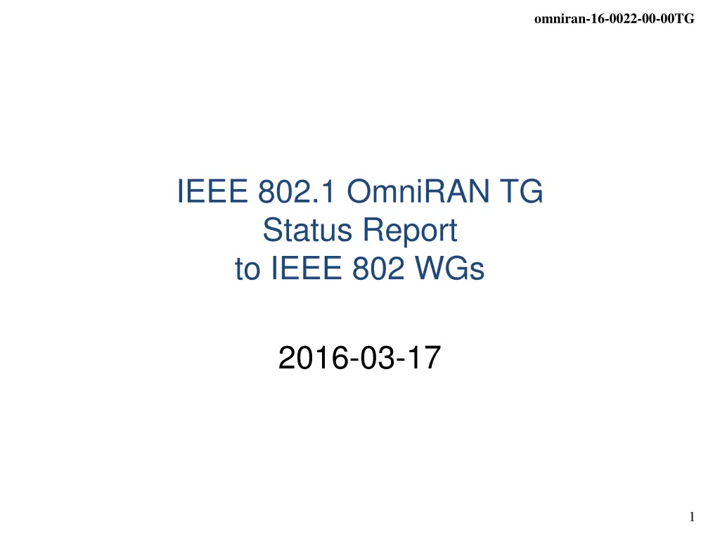 omniran 16 0022 00 00tg n.w