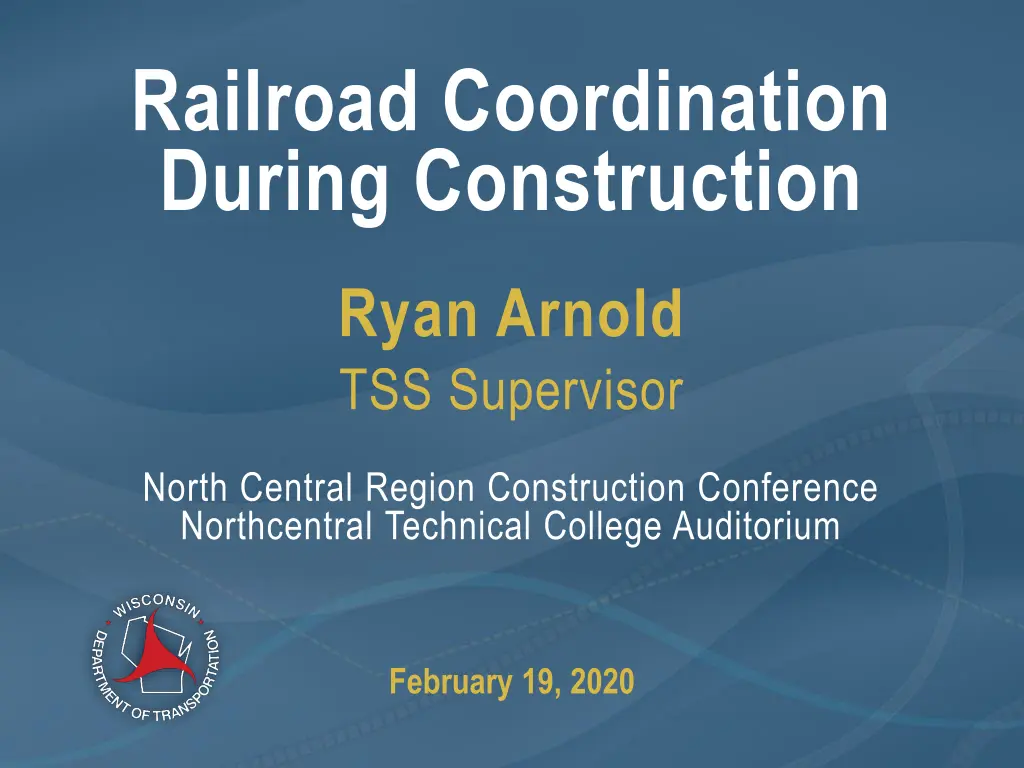 railroad coordination during construction n.w