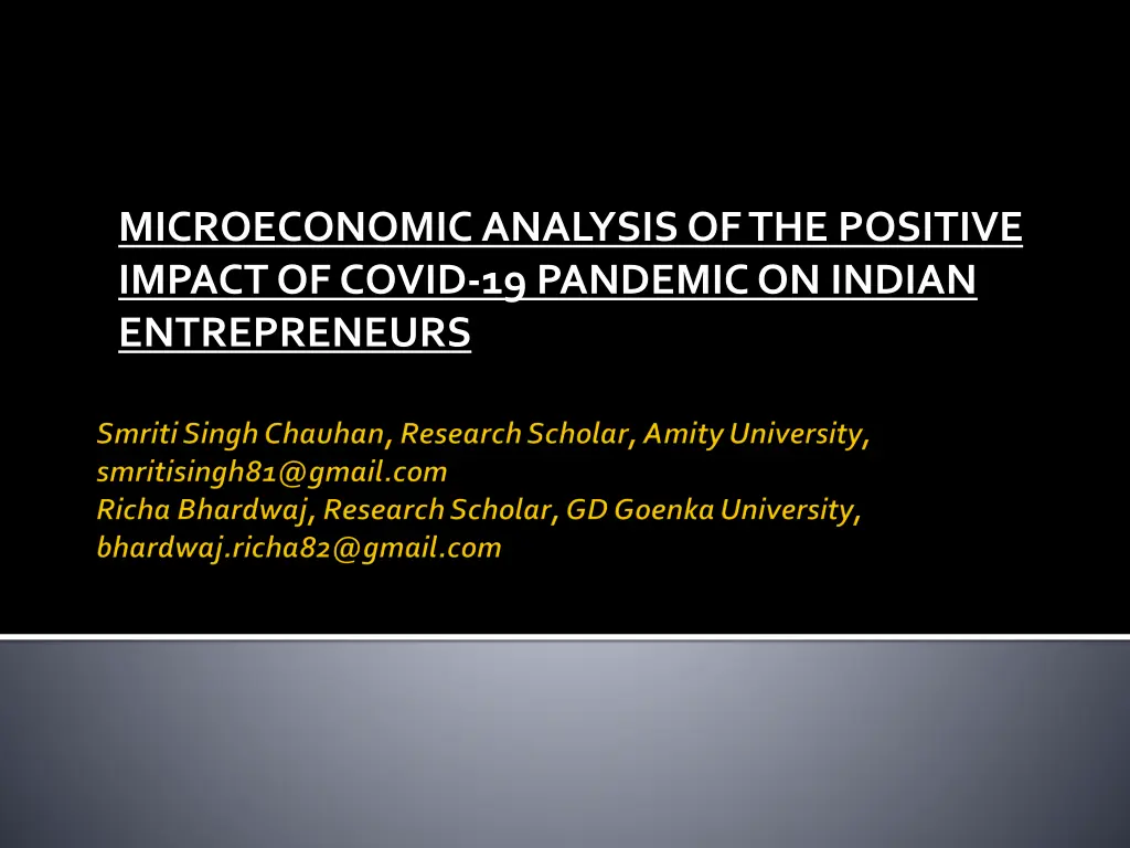 microeconomic analysis of the positive impact n.w
