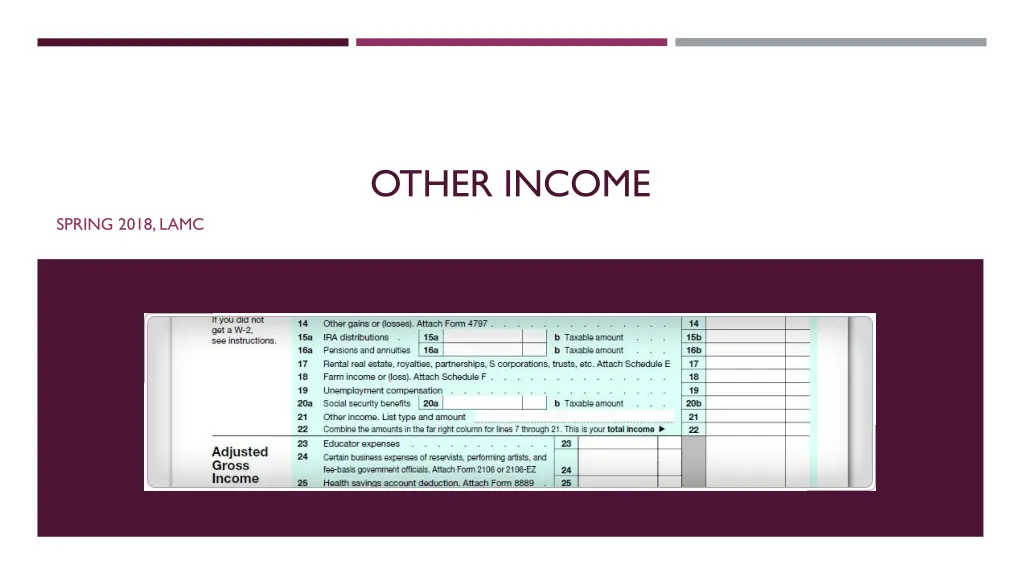other income n.w