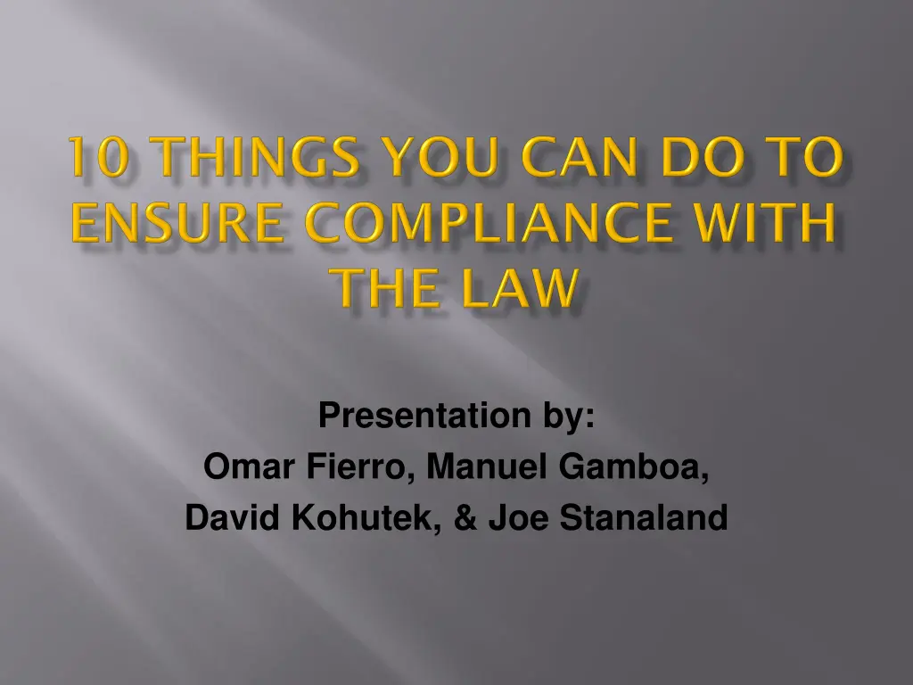presentation by omar fierro manuel gamboa david n.w