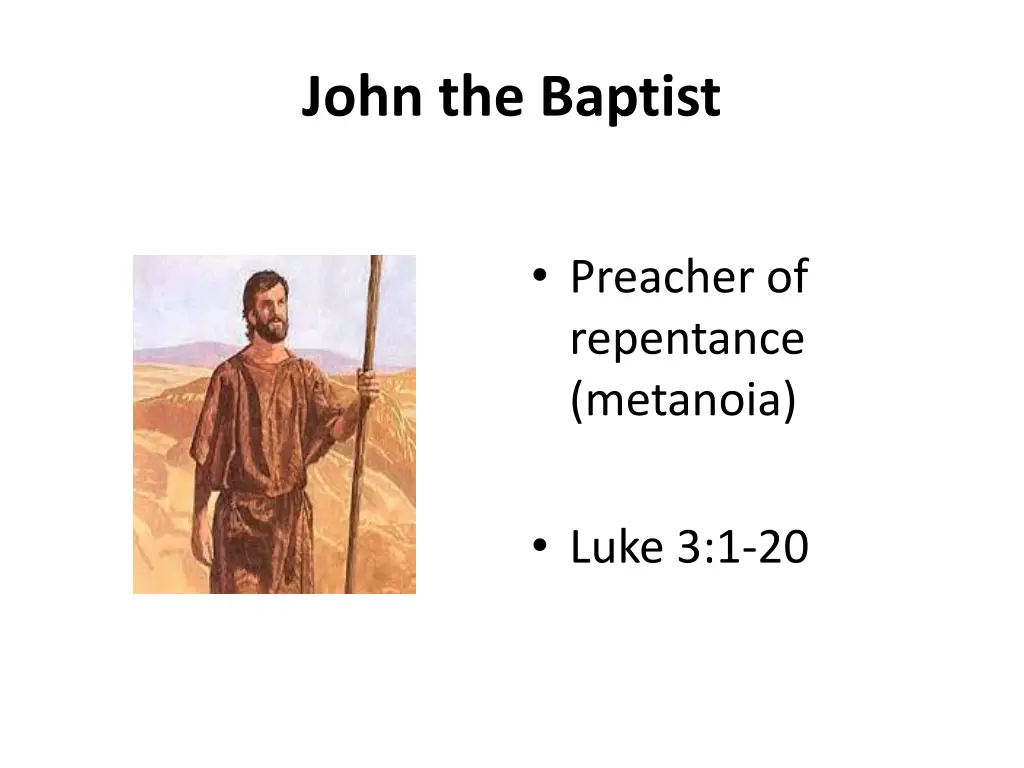 john the baptist n.w