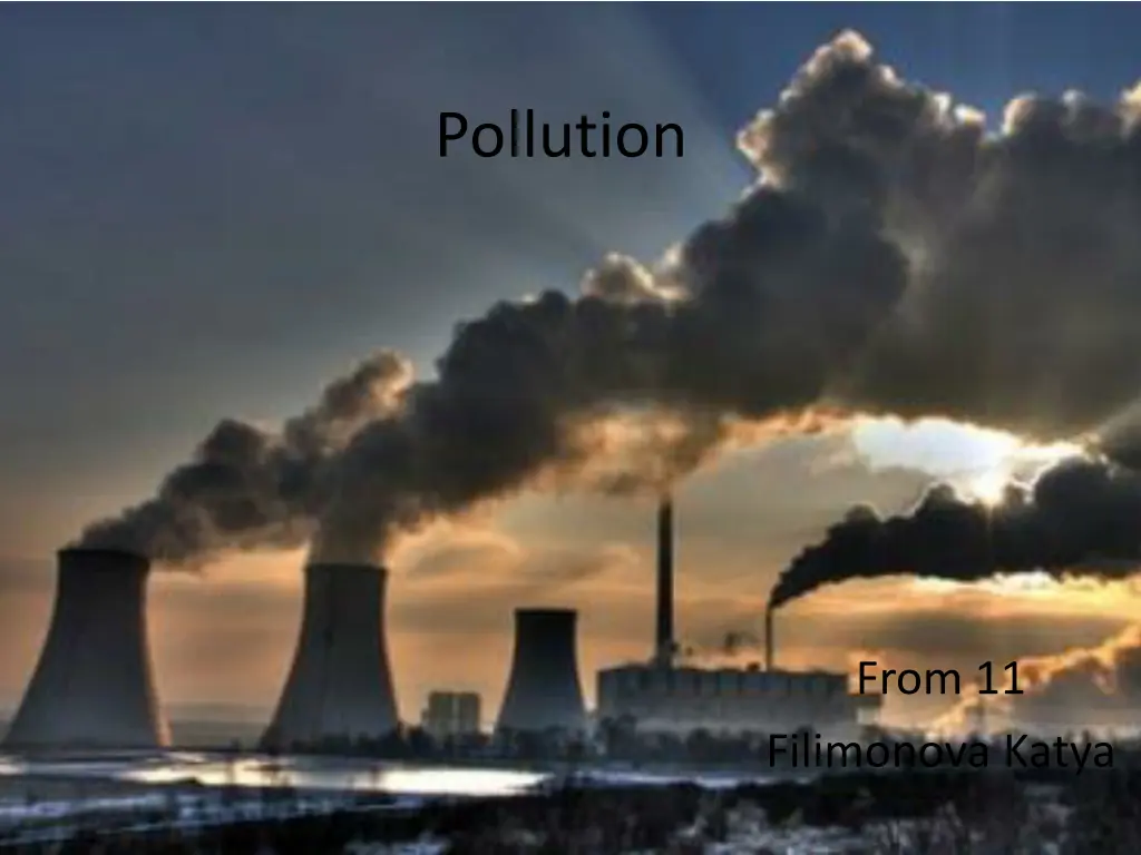 pollution n.w