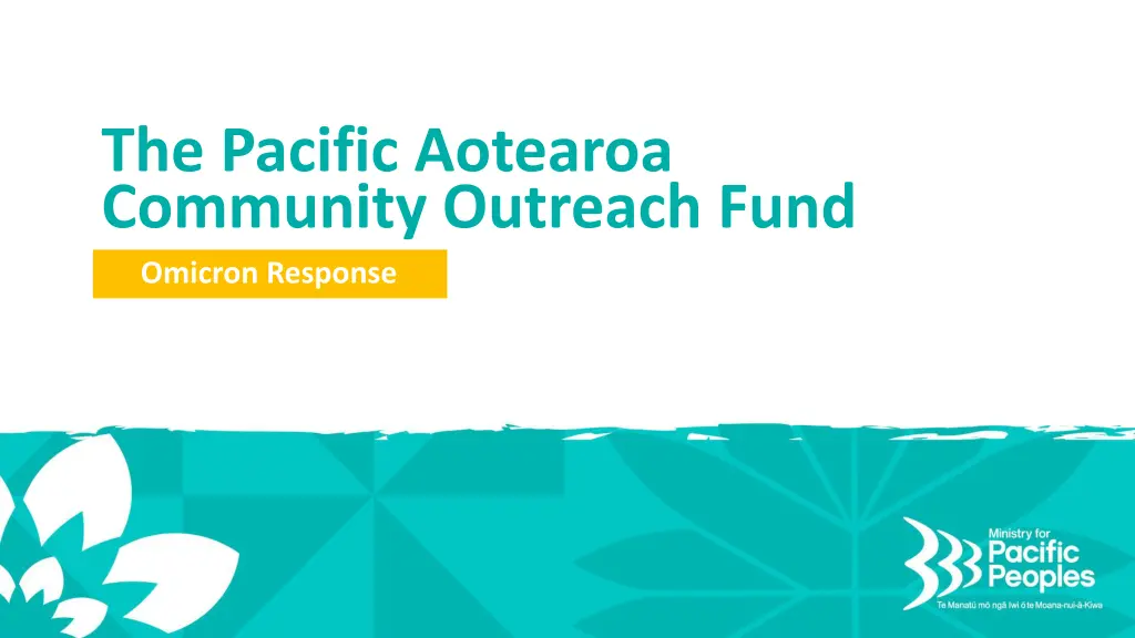 the pacific aotearoa community outreach fund n.w