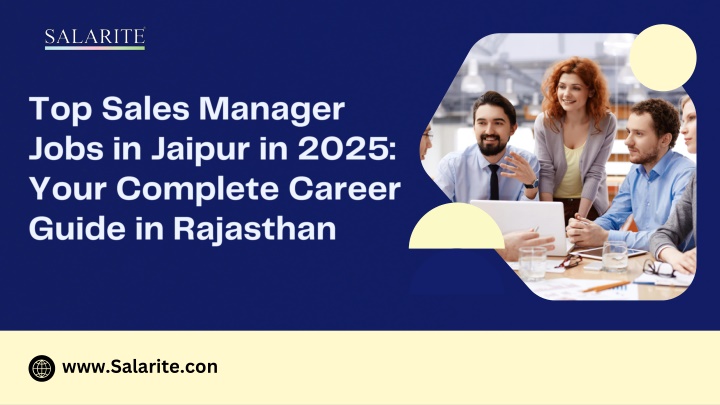 Top Sales Manager Jobs in Jaipur in 2025 Your Complete Career Guide in Rajasthan