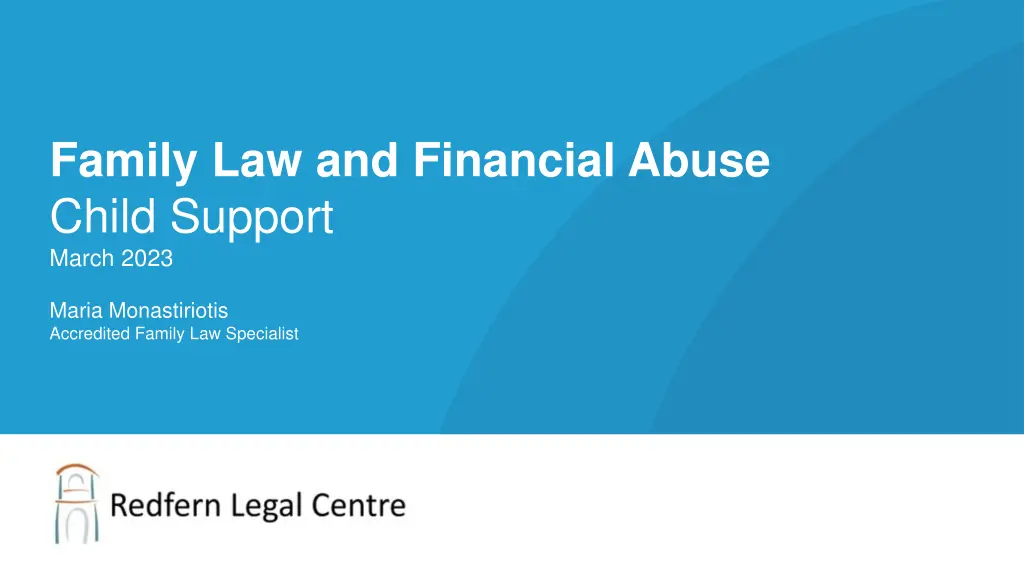 family law and financial abuse child support n.w