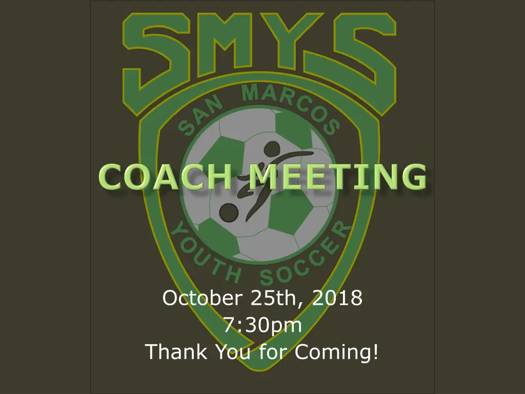 october 25th 2018 7 30pm thank you for coming n.w