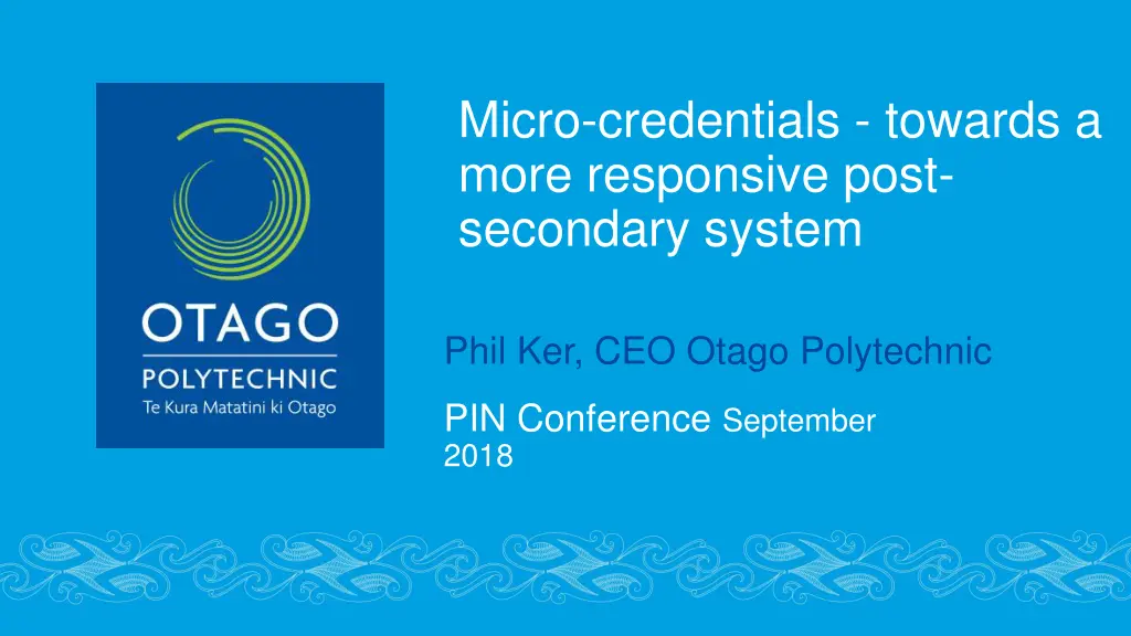 micro credentials towards a more responsive post n.w