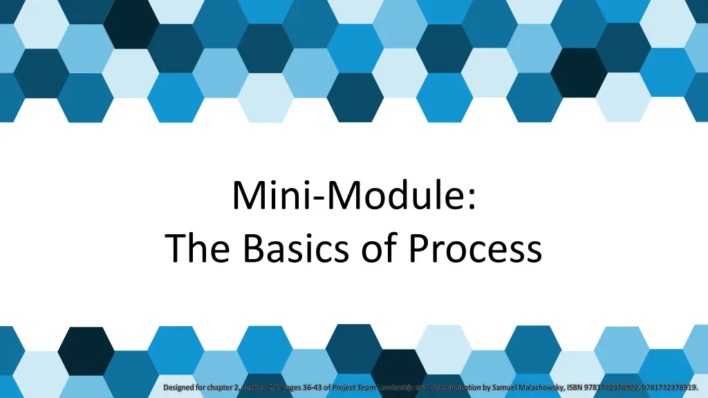 mini module the basics of process n.w