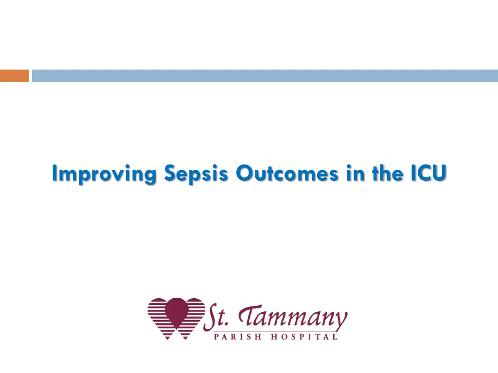 improving sepsis outcomes in the icu n.w