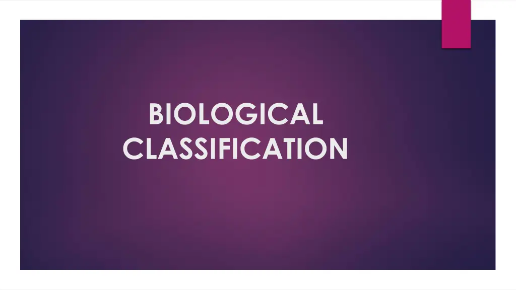 biological classification n.w
