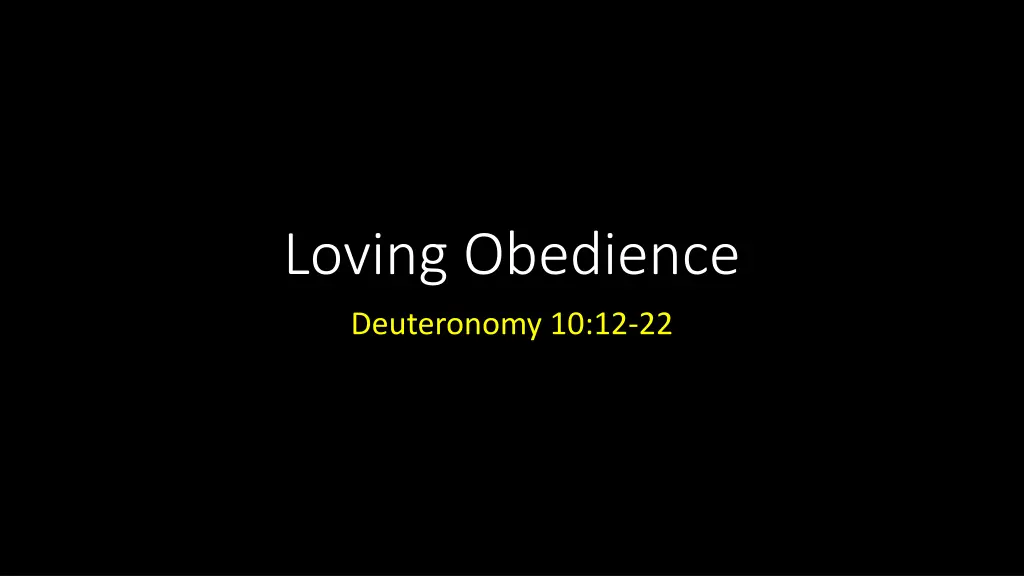 loving obedience n.w