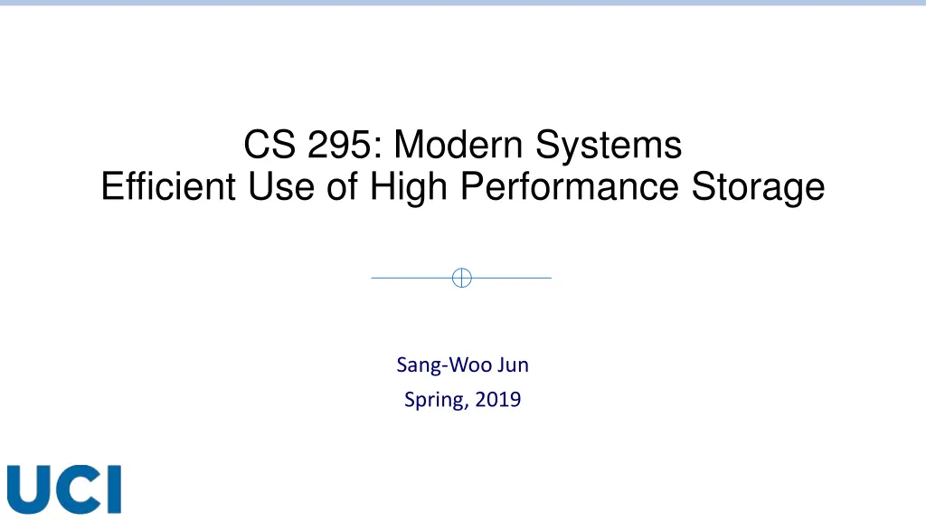 cs 295 modern systems efficient use of high n.w