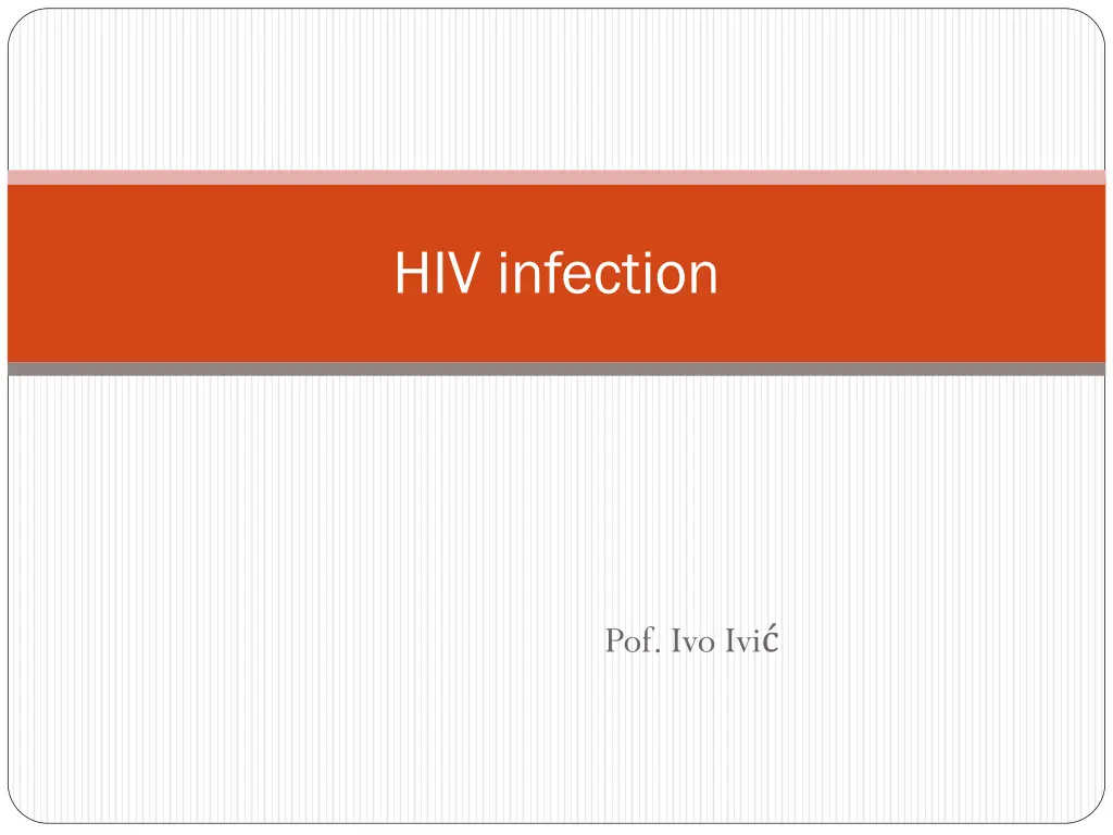 hiv infection n.w