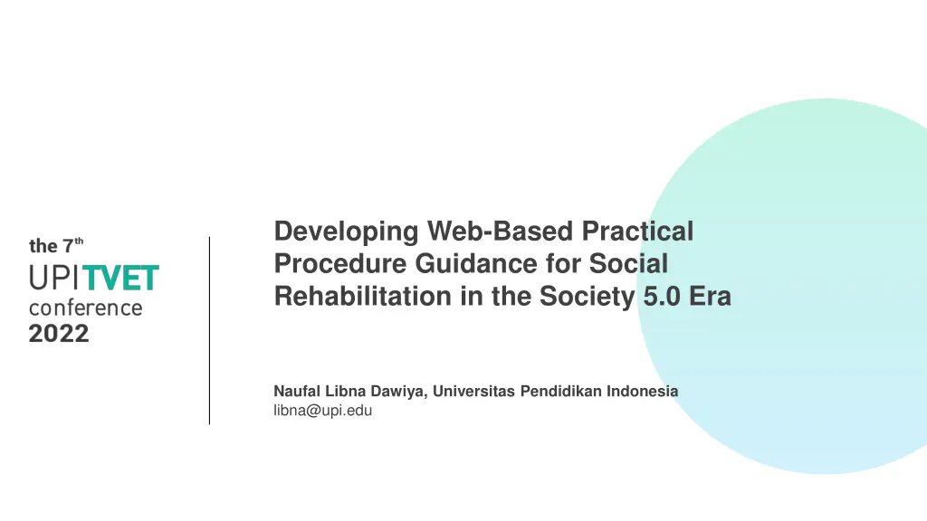 developing web based practical procedure guidance n.w