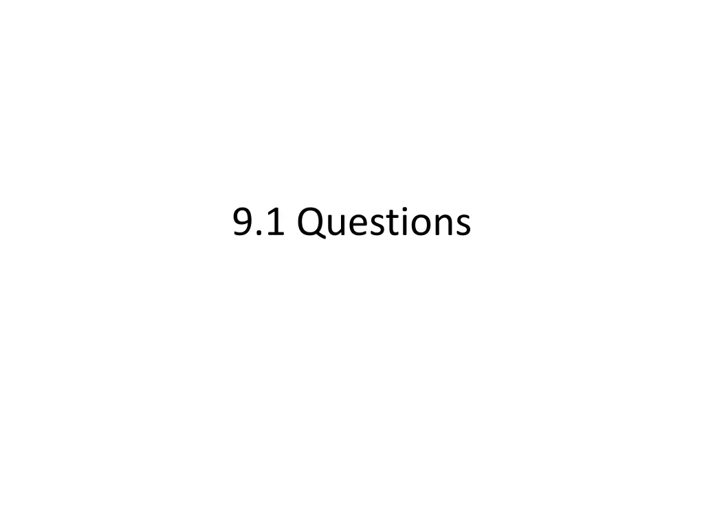 9 1 questions n.w