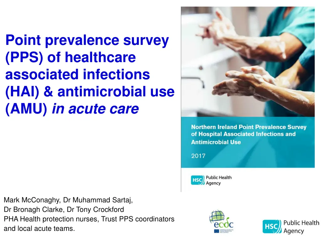 point prevalence survey pps of healthcare n.w