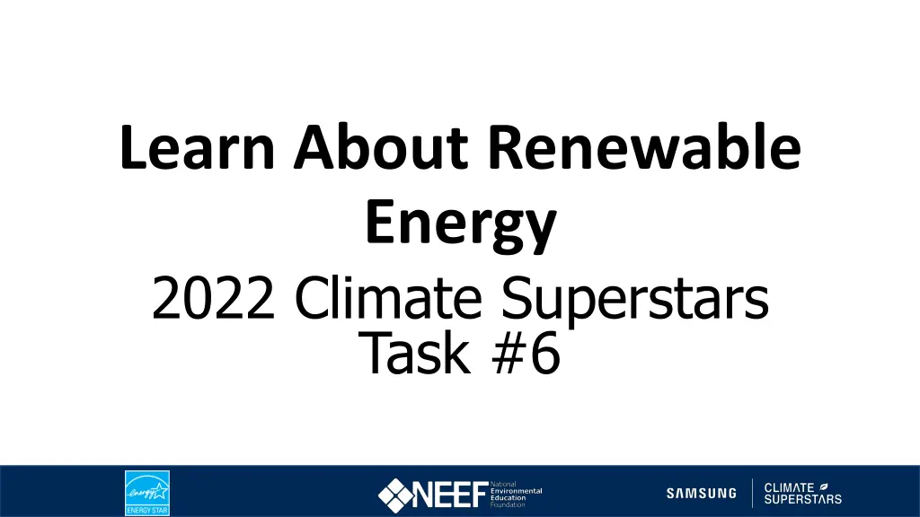 learn about renewable energy 2022 climate n.w