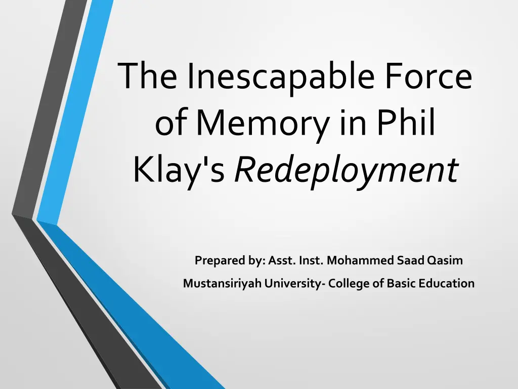 the inescapable force of memory in phil klay n.w