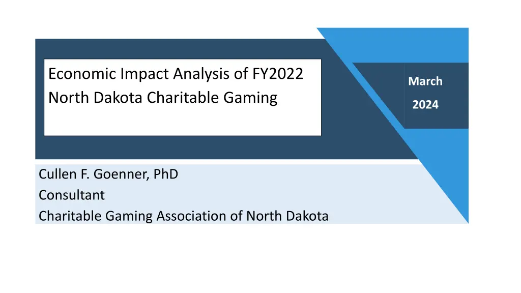 economic impact analysis of fy2022 north dakota n.w