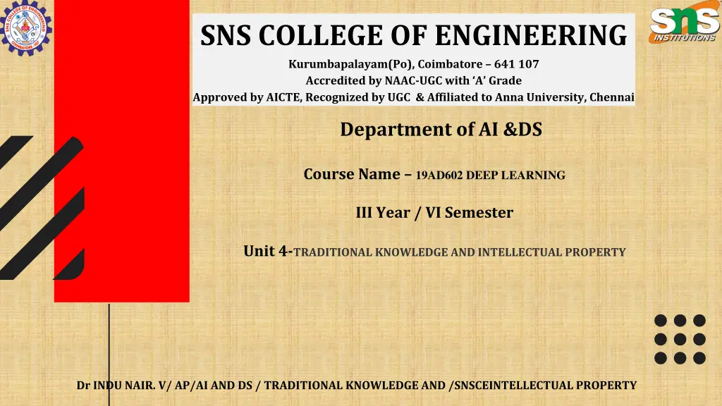 sns college of engineering kurumbapalayam n.w