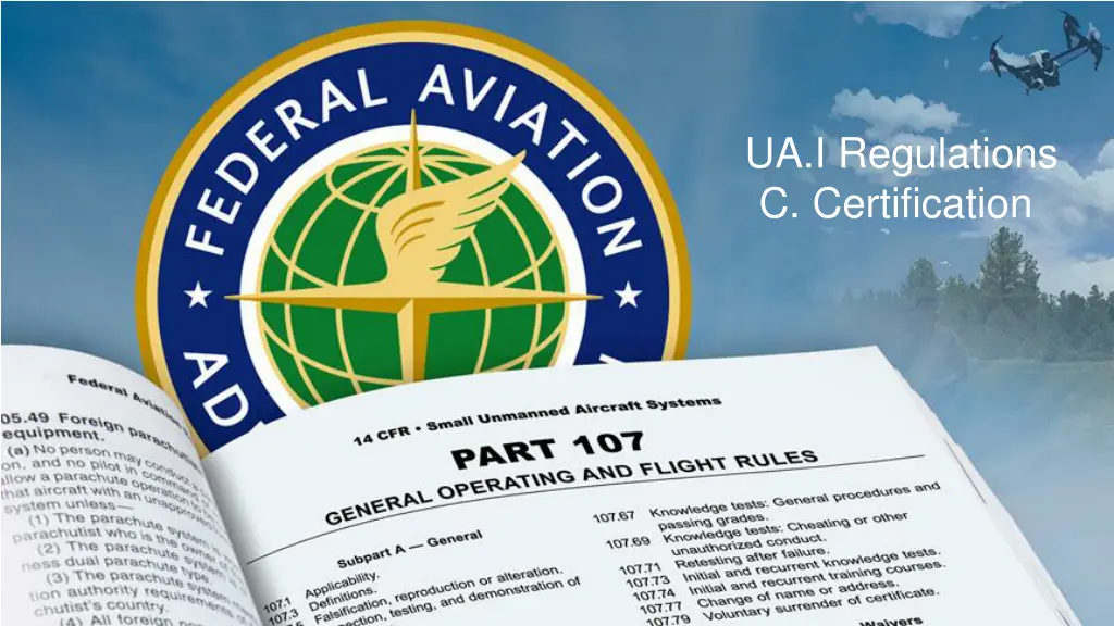 ua i regulations c certification n.w