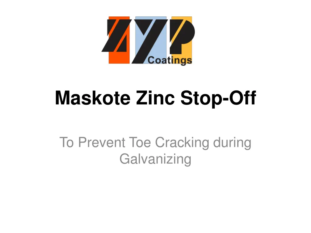 maskote zinc stop off n.w