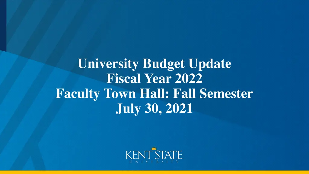university budget update fiscal year 2022 faculty n.w
