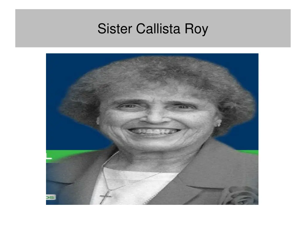 sister callista roy n.w