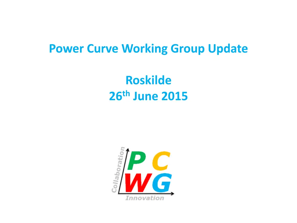 power curve working group update n.w