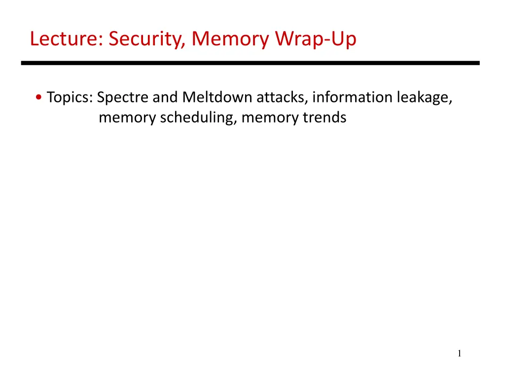 lecture security memory wrap up n.w