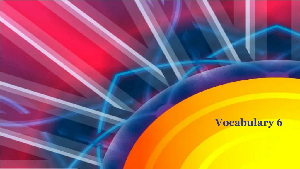 vocabulary 6 n.w