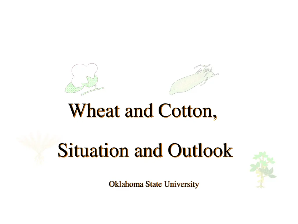 wheat and cotton n.w