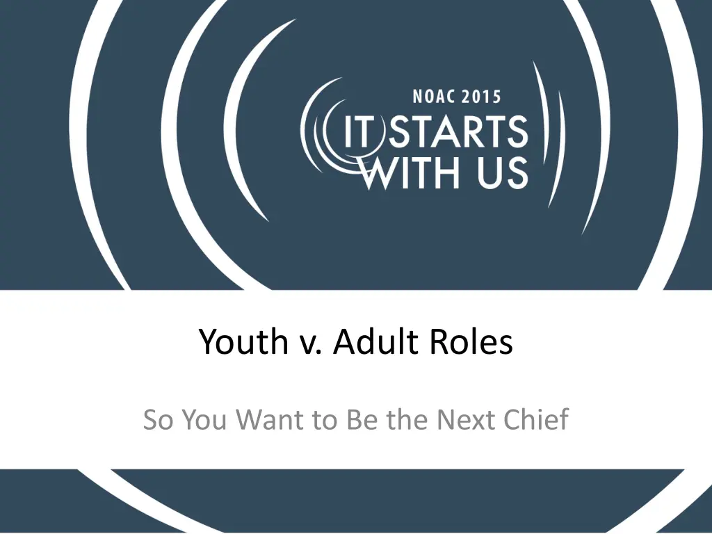 youth v adult roles n.w