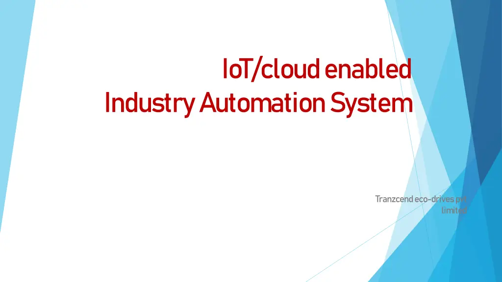 iot cloud enabled n.w