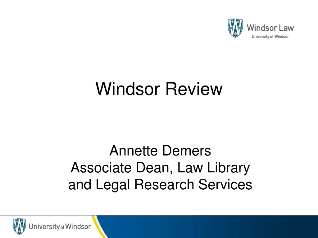 windsor review n.w