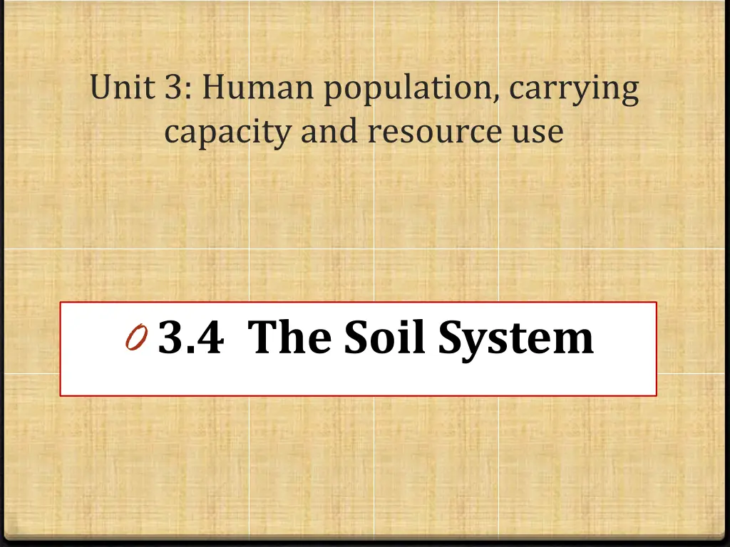 unit 3 human population carrying capacity n.w