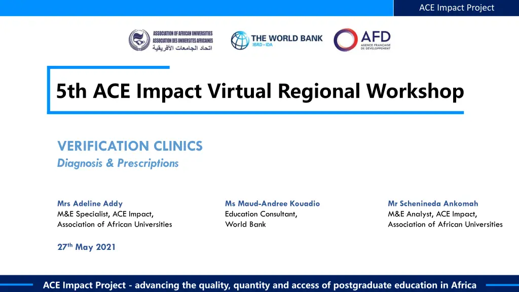 ace impact project n.w