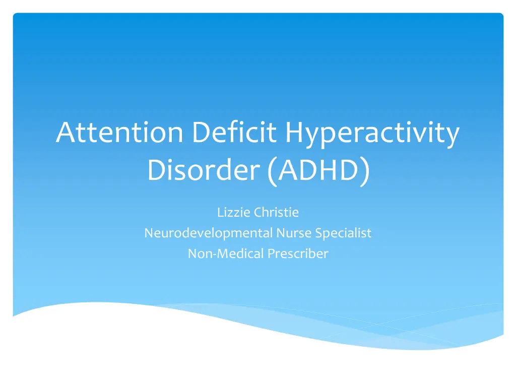 attention deficit hyperactivity disorder adhd n.w