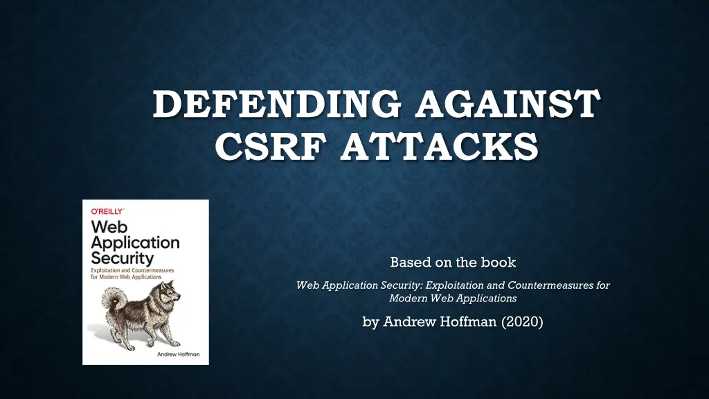 defending against csrf attacks n.w