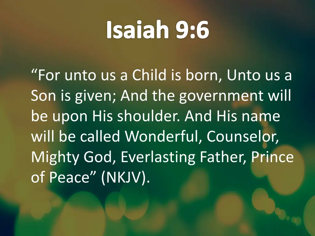 isaiah 9 6 n.w