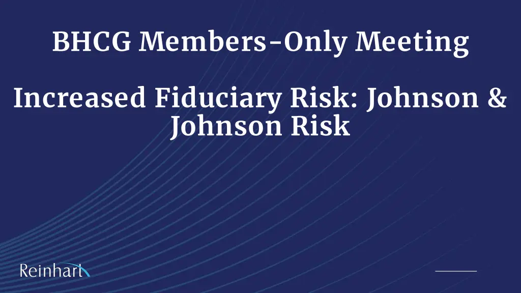 bhcg members only meeting n.w
