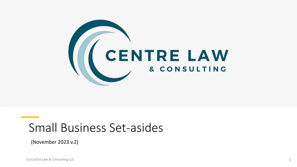 small business set asides n.w