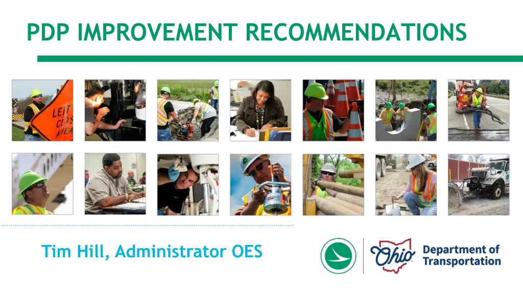 pdp improvement recommendations n.w