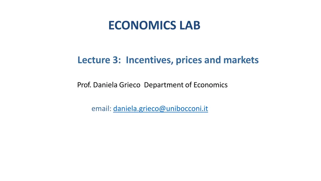 economics lab n.w