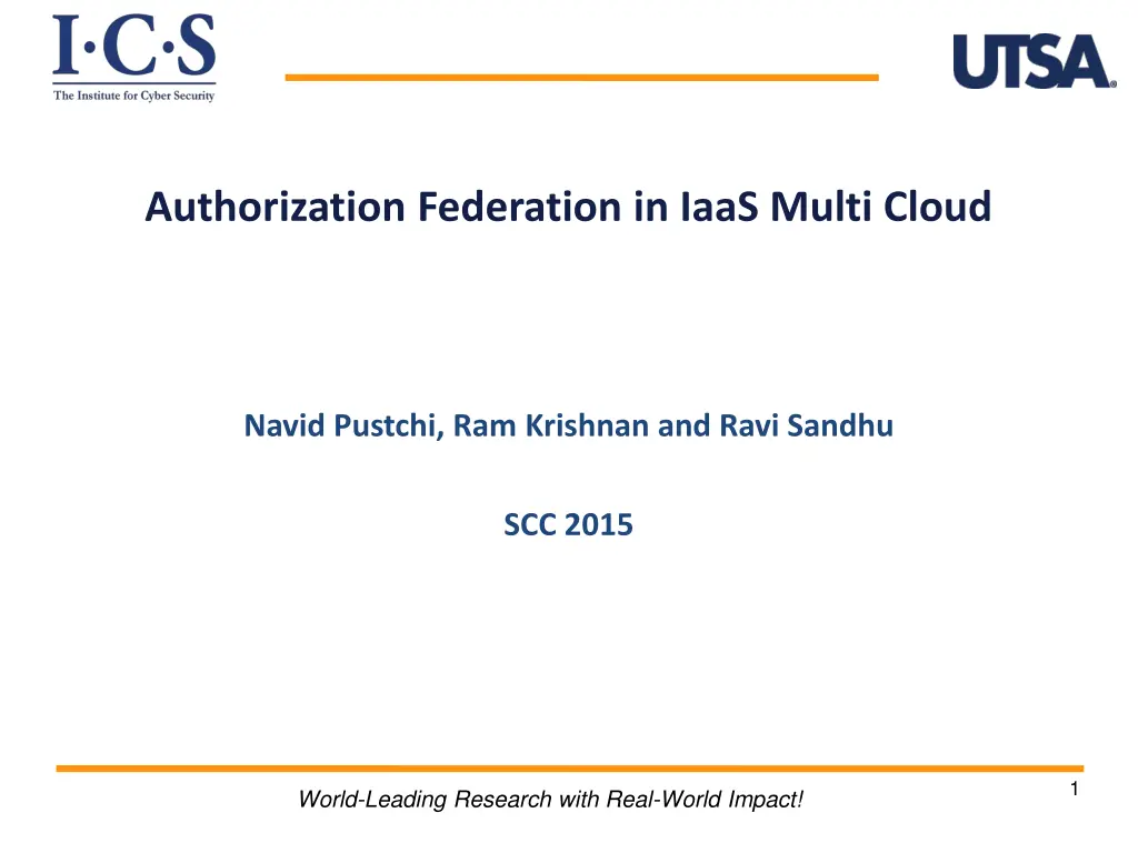 authorization federation in iaas multi cloud n.w