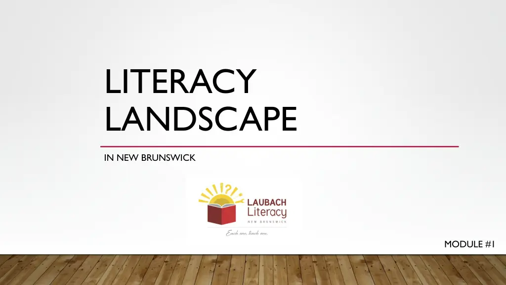 literacy landscape n.w