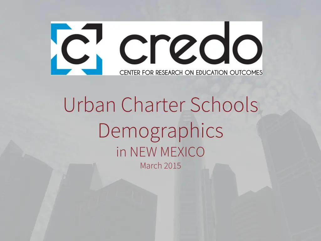 urban charter schools demographics in new mexico n.w